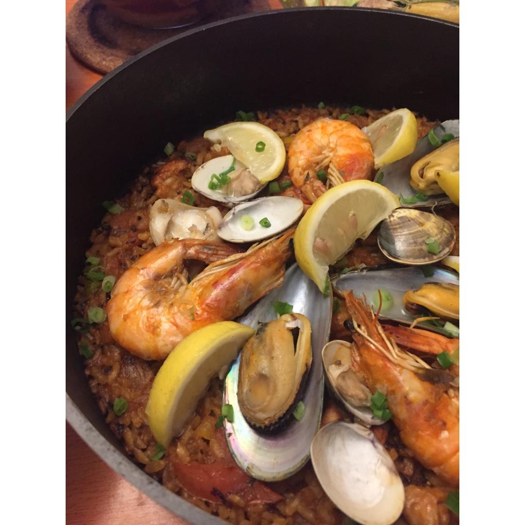 正宗paella 西班牙海鲜饭