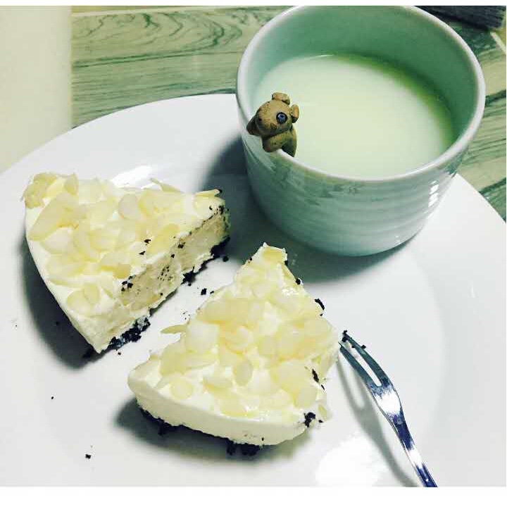 不用烘焙的杏仁芝士蛋糕 Cheese cake