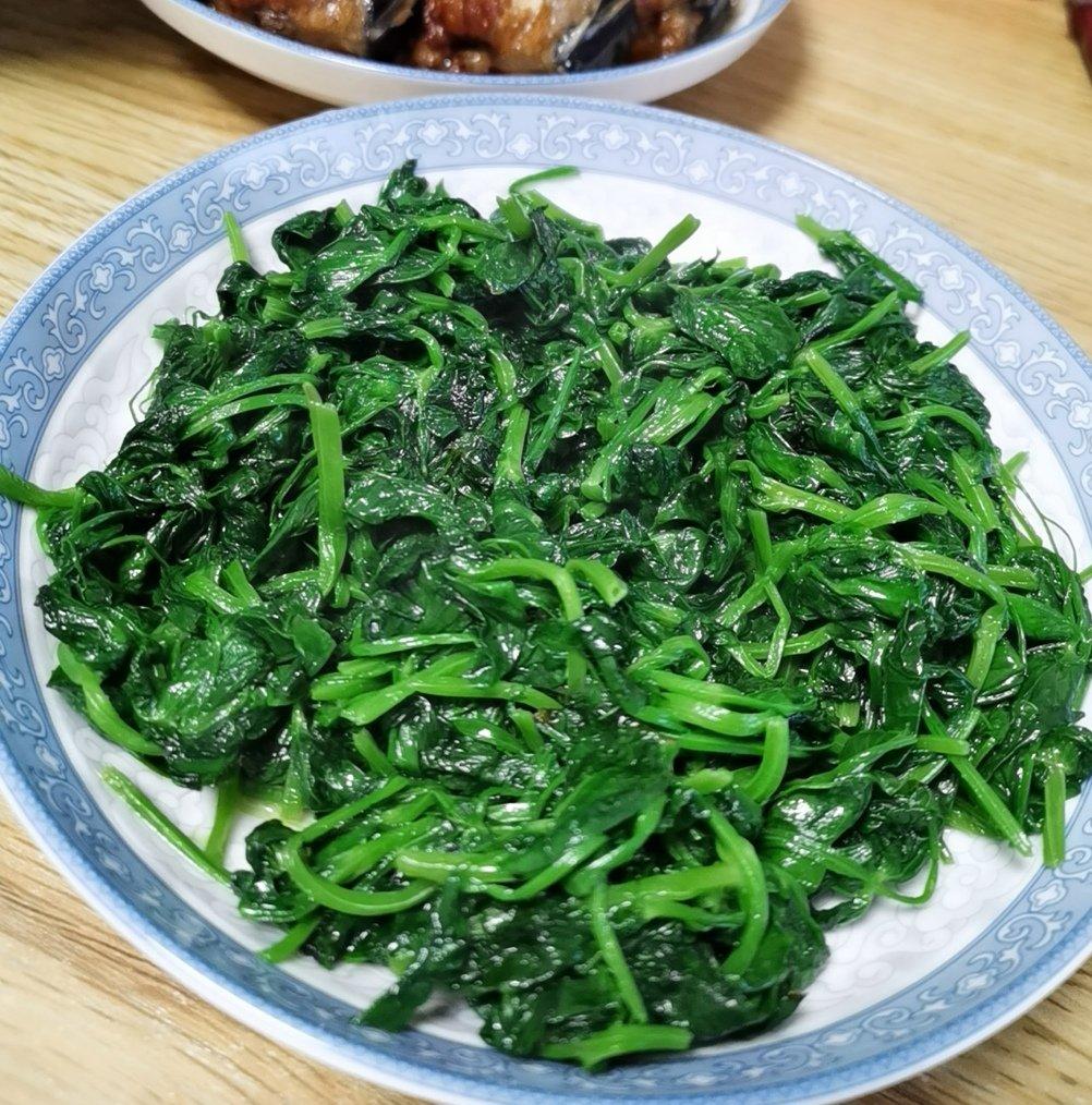 耗时一分钟，清口酒香豆苗