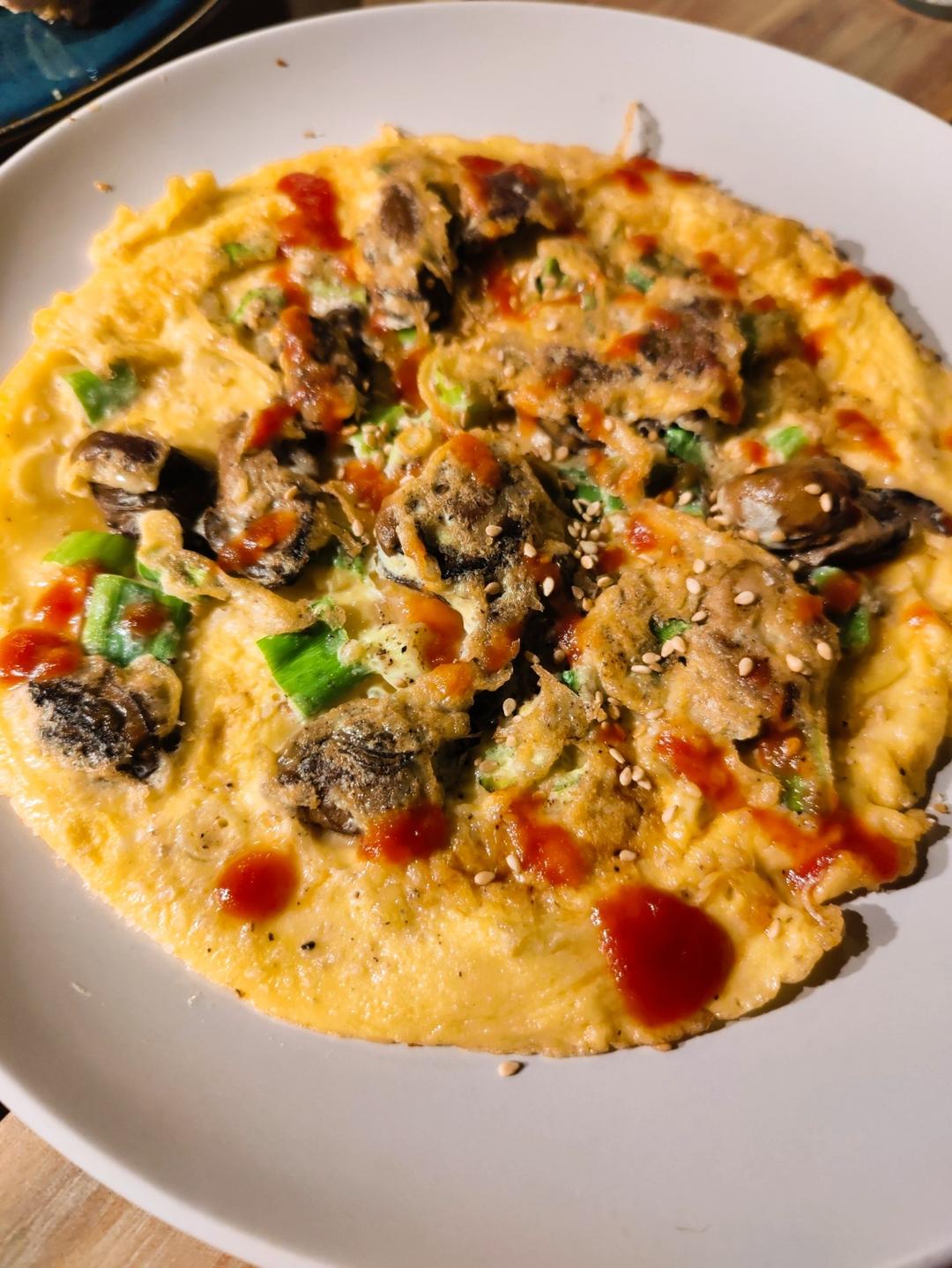 蚝烙【蚝烙煎】香煎牡蛎 海蛎煎