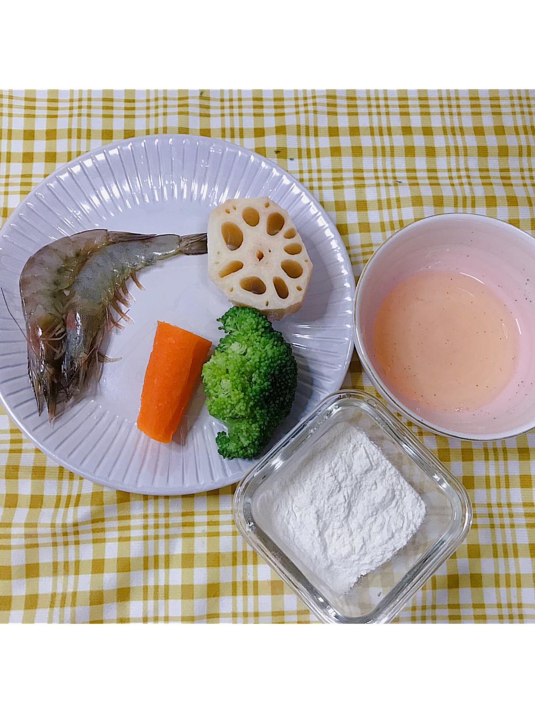 宝宝辅食虾仁藕饼的做法 步骤1