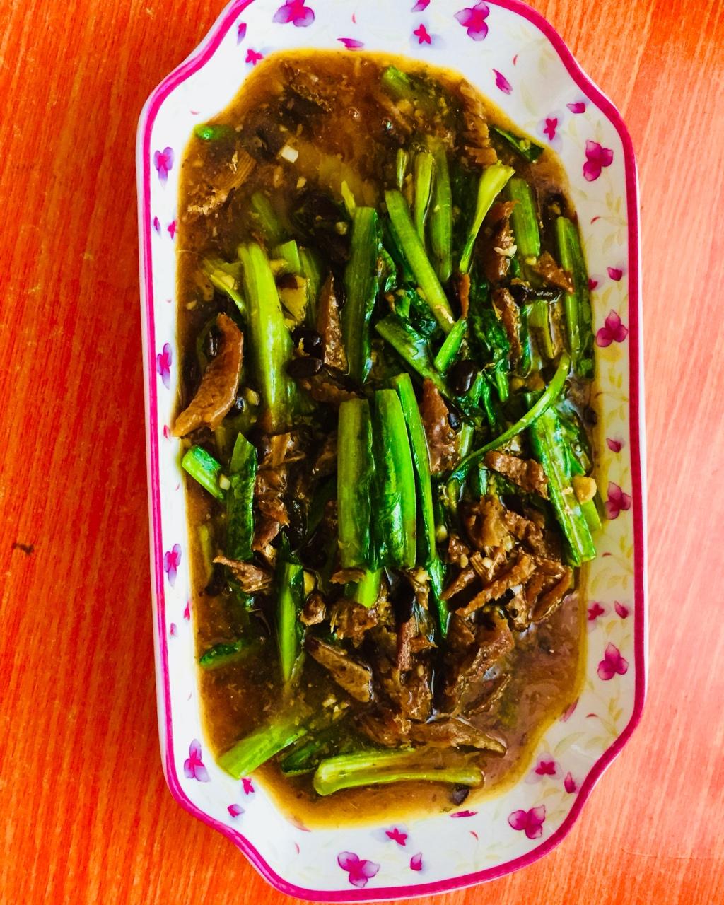 豆豉鲮鱼油麦菜