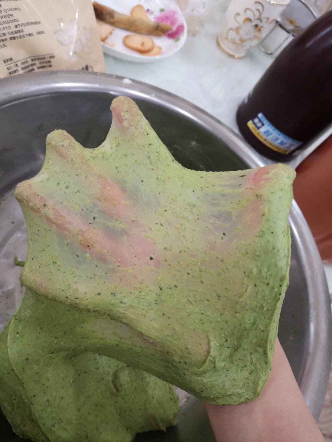 菠菜椰蓉吐司