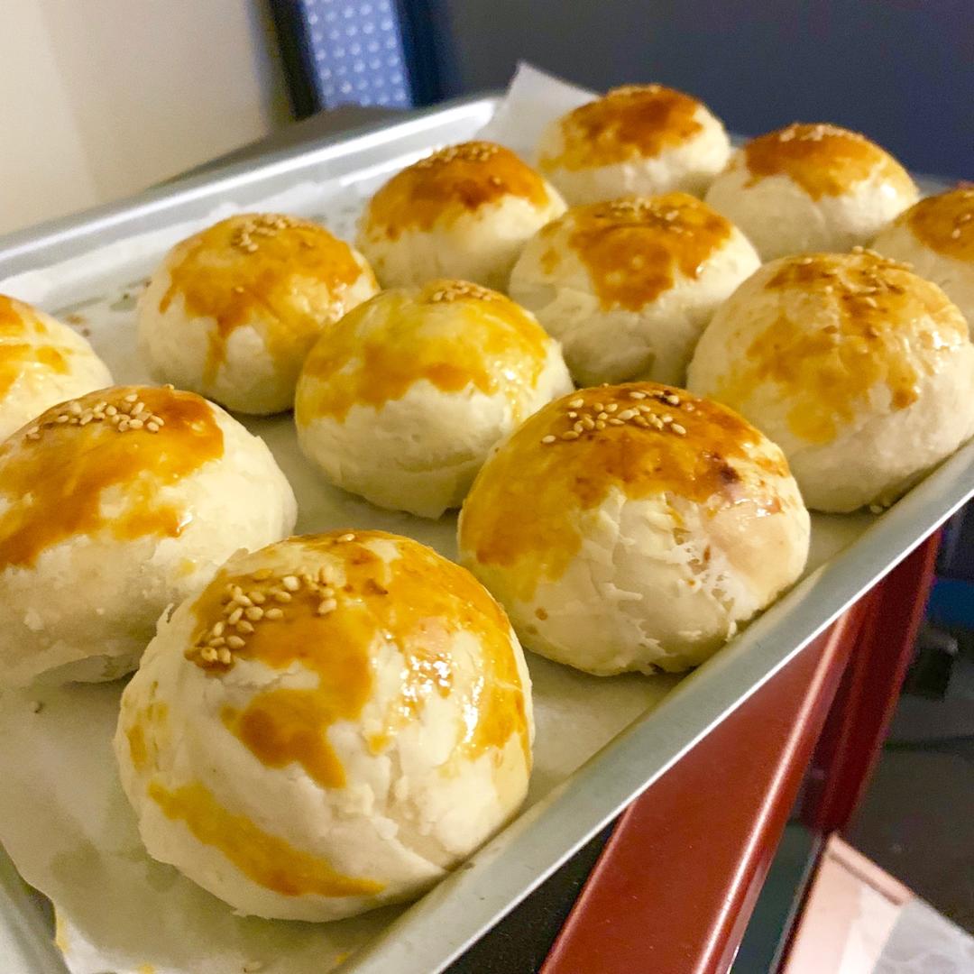 ㊙️网红麻薯肉松蛋黄酥🔥，好吃到爆‼️