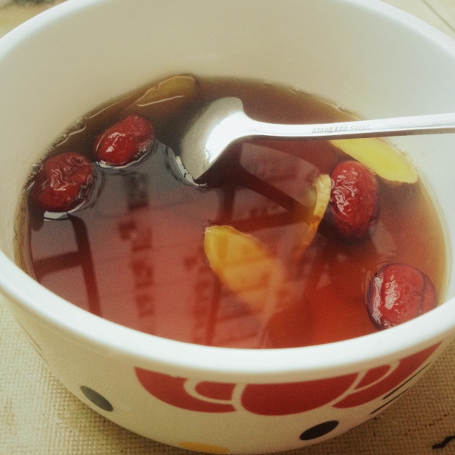 姜汁红糖水