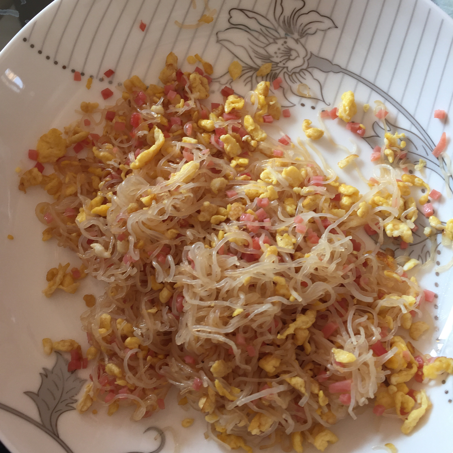 鸡蛋炒粉丝