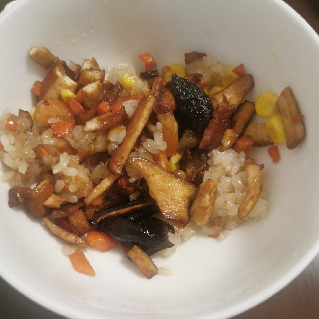 快手版温州炒糯米饭