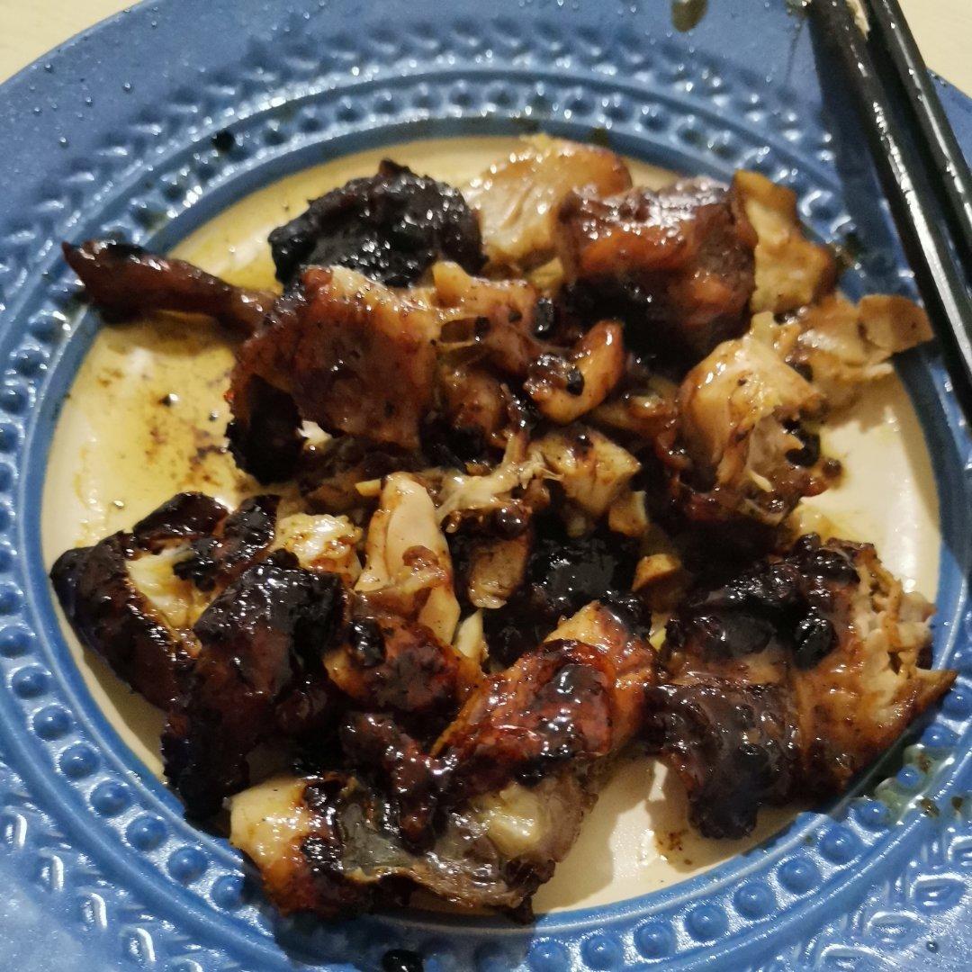 蒜香蜂蜜鸡腿饭