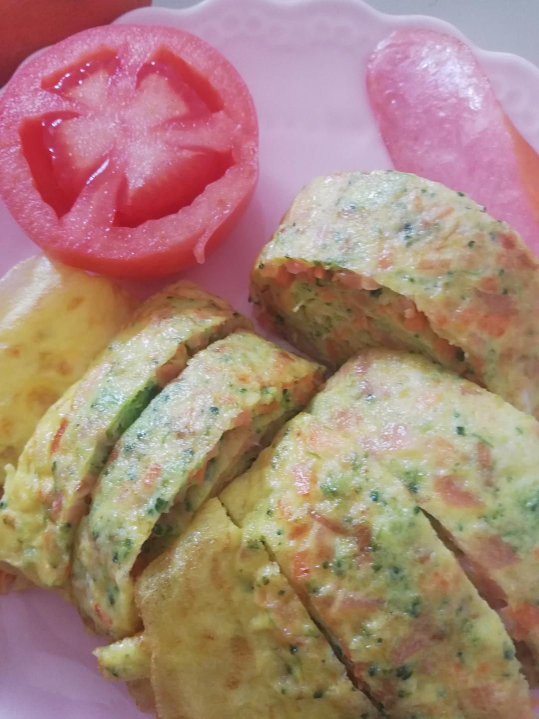 蔬菜鸡蛋卷