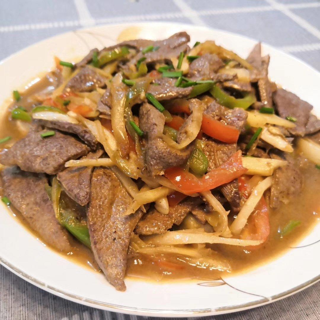 泡仔姜嫩炒猪肝