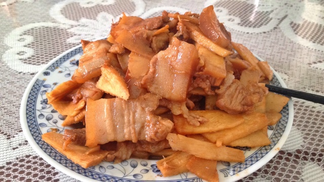 冬笋肉片