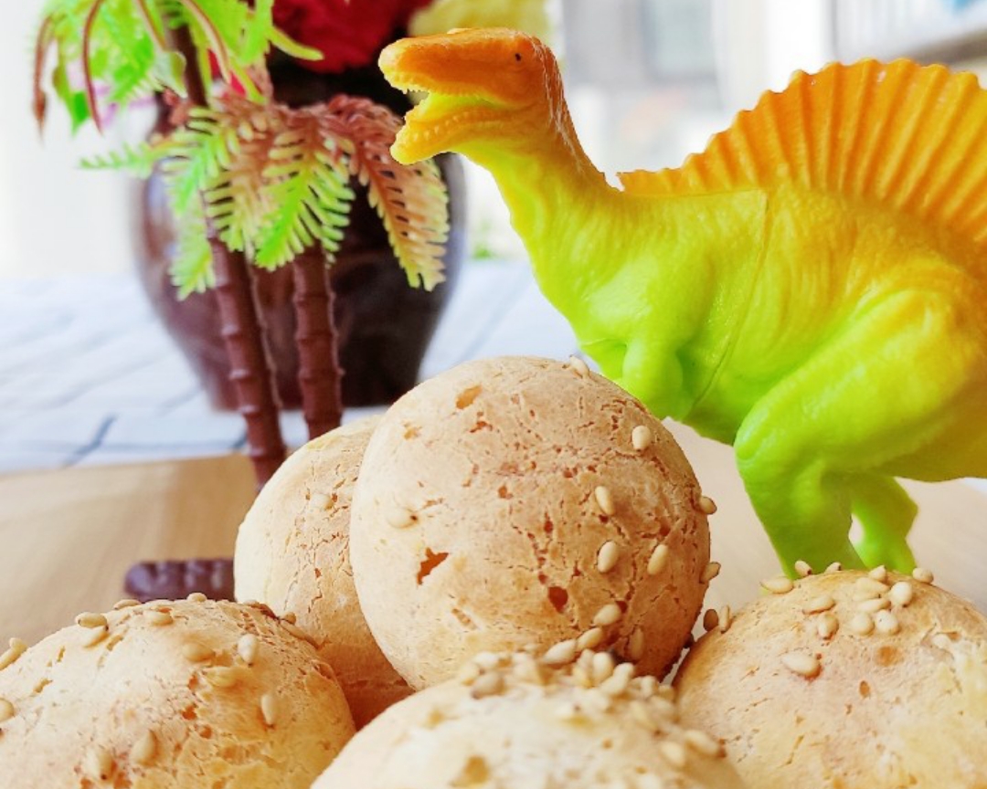 椰香恐龙蛋麻薯包的做法