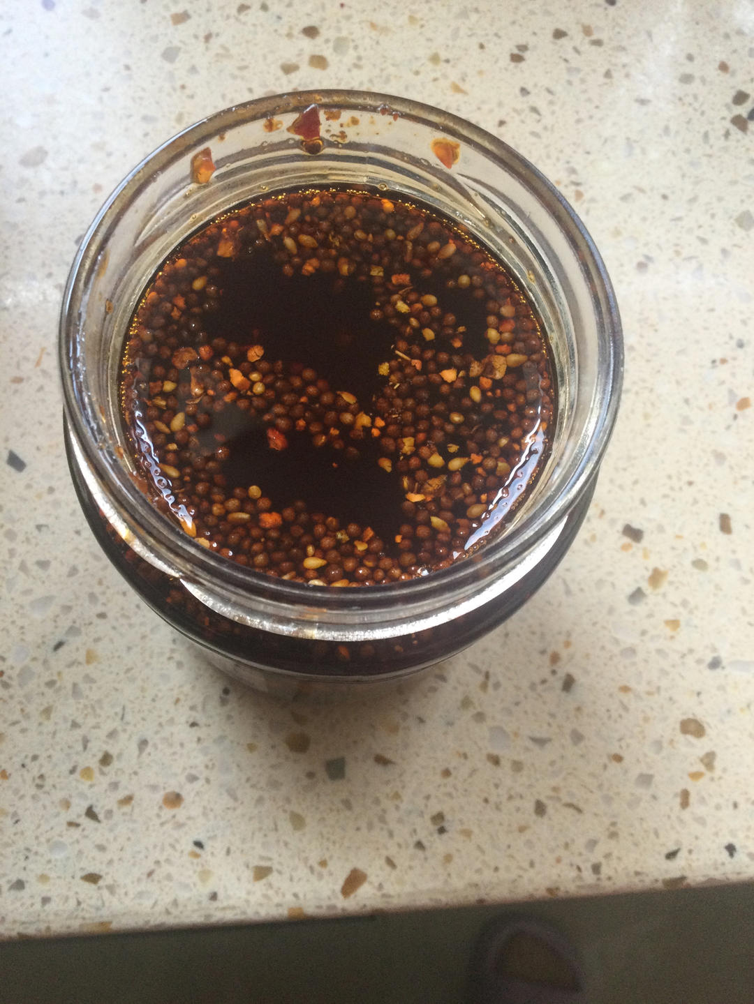 辣椒油。麻椒油