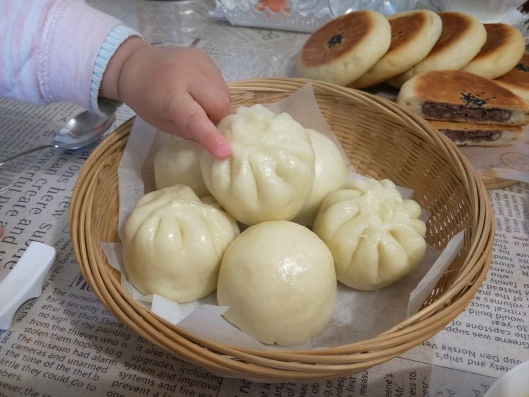 手工包子（肚脐包）