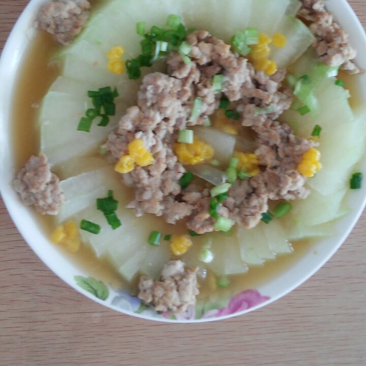 肉末蒸冬瓜