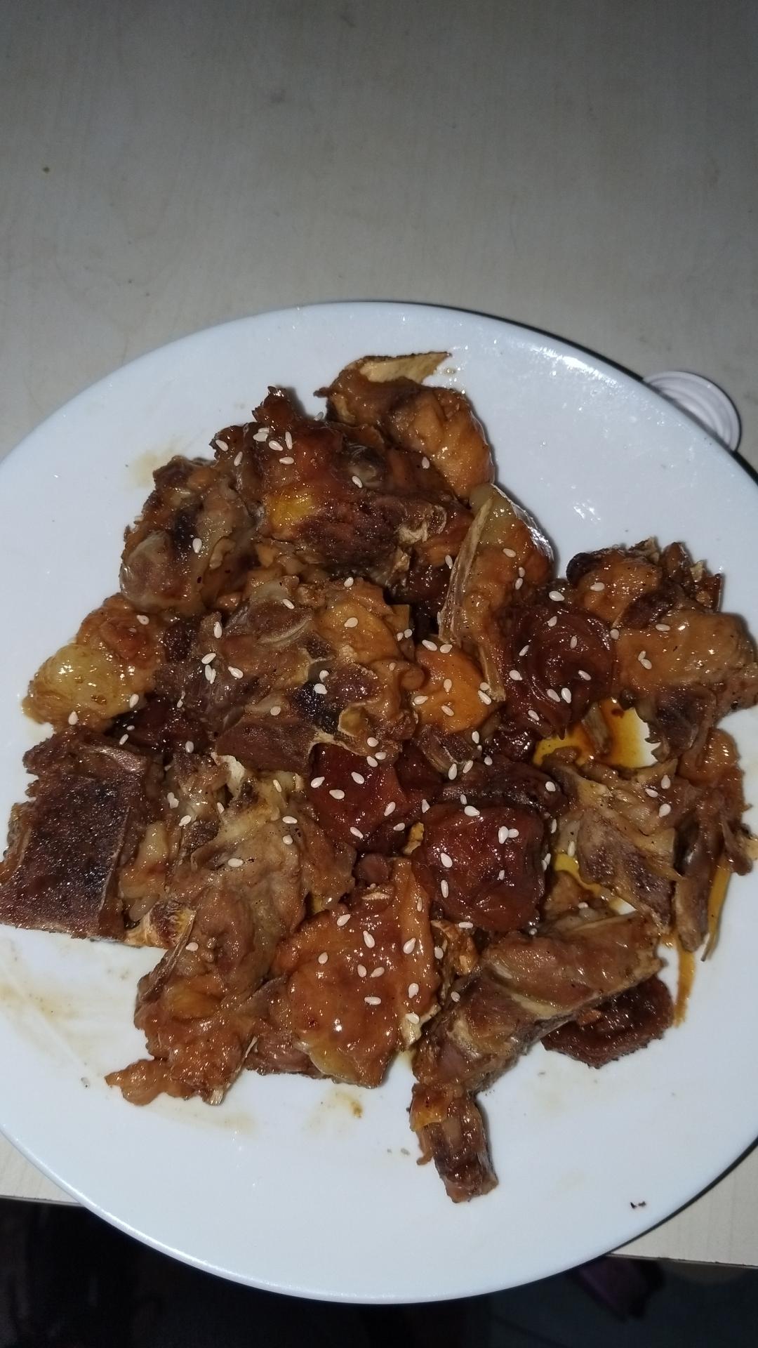 一嘬就脱骨的雪碧话梅小排