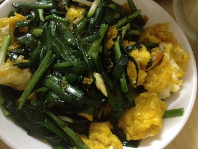 韭菜炒蛋