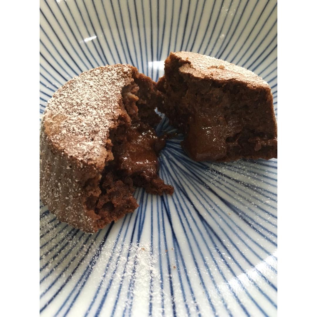 巧克力熔岩蛋糕(全图文超简单)