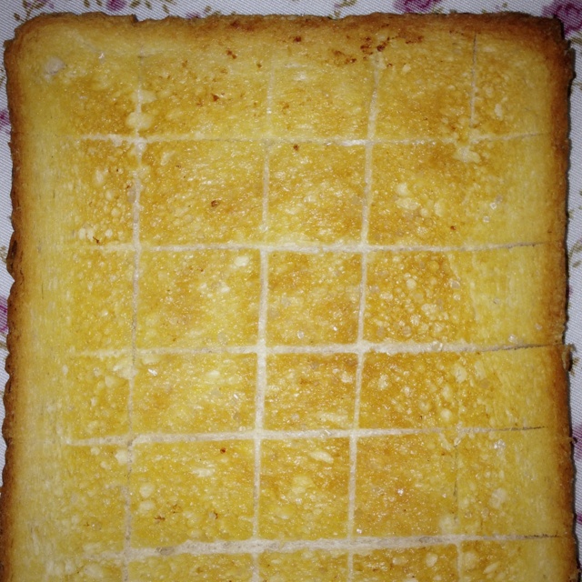 奶油砂糖厚片土司