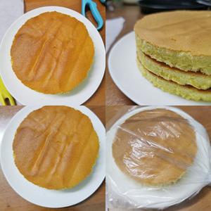 水果淡奶油裱花蛋糕的做法 步骤4