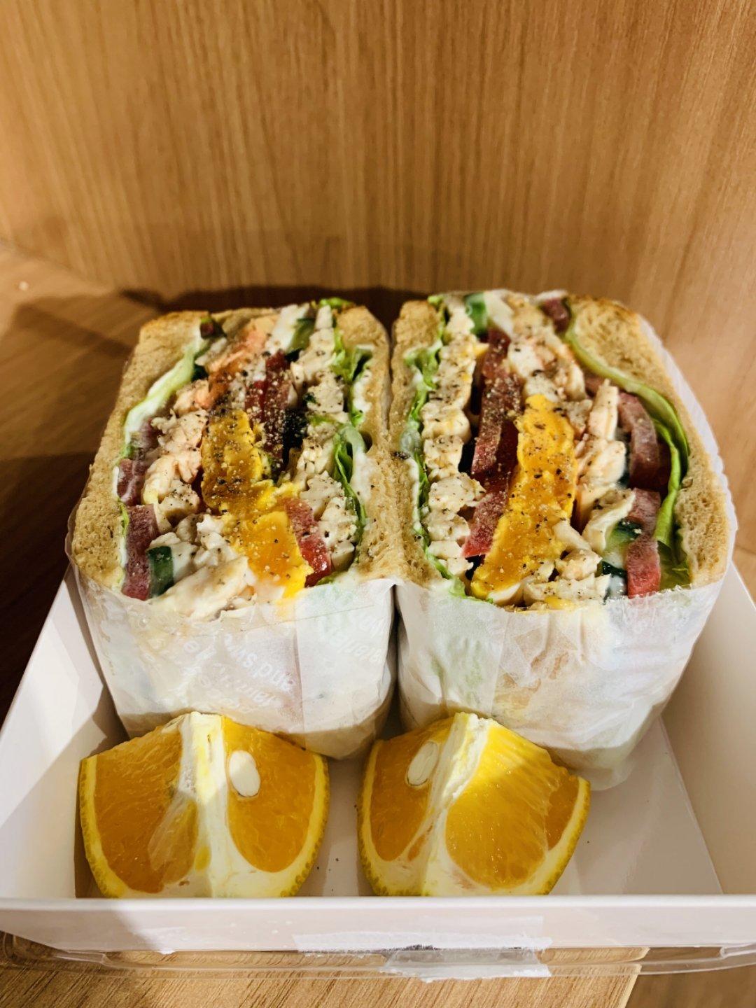 超厚超满足的沼三明治