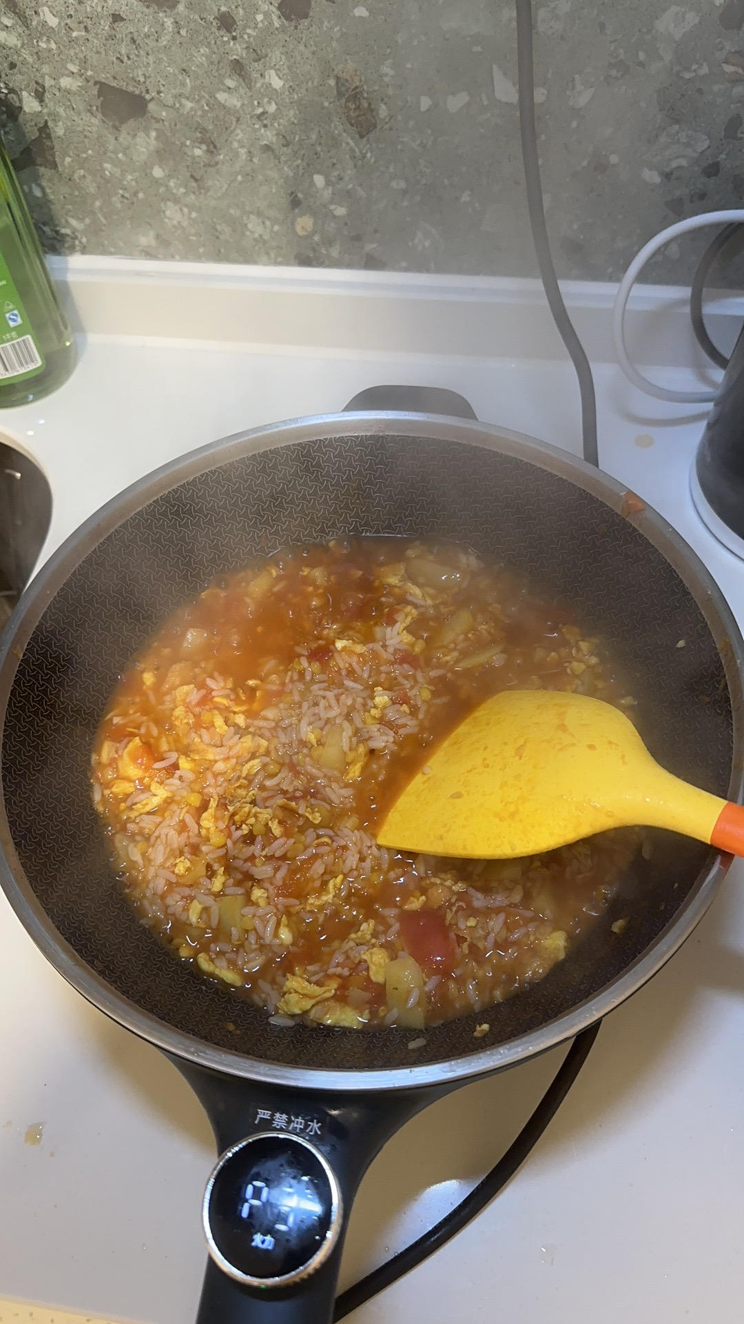 番茄土豆鸡蛋烩饭