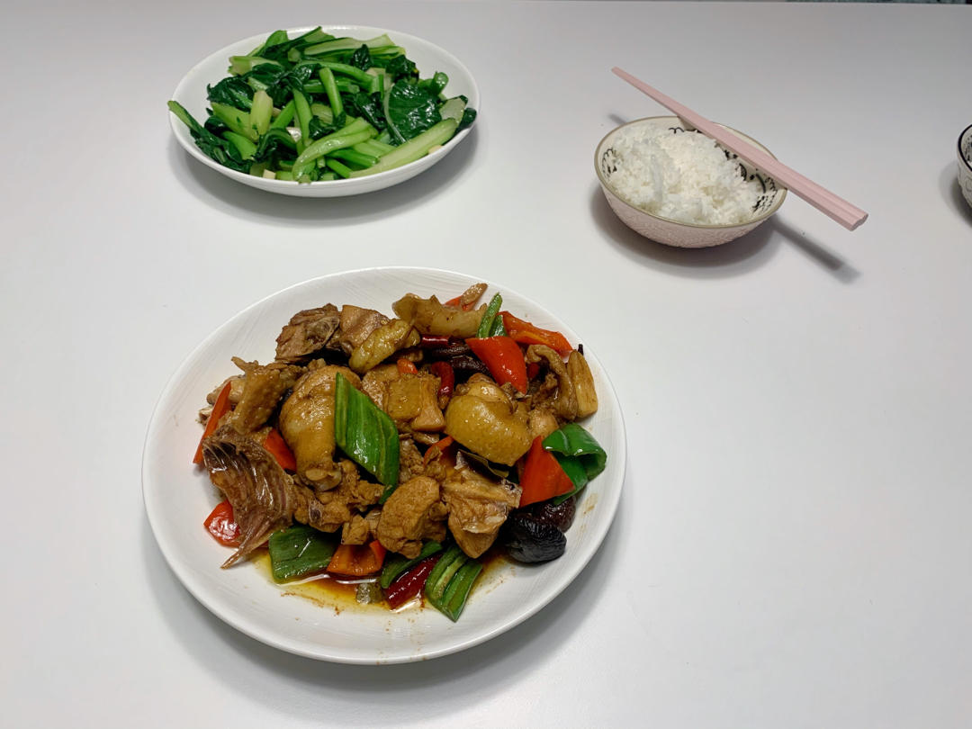 红烧鸡块 大盘鸡 青椒炒鸡做法