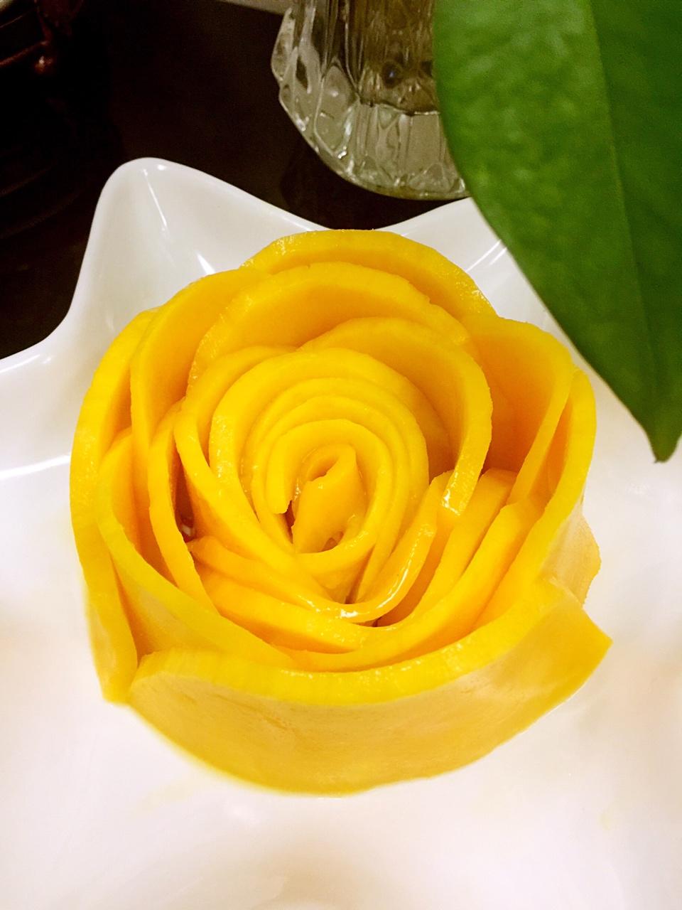 昊天妈咪的小厨房做的芒果花