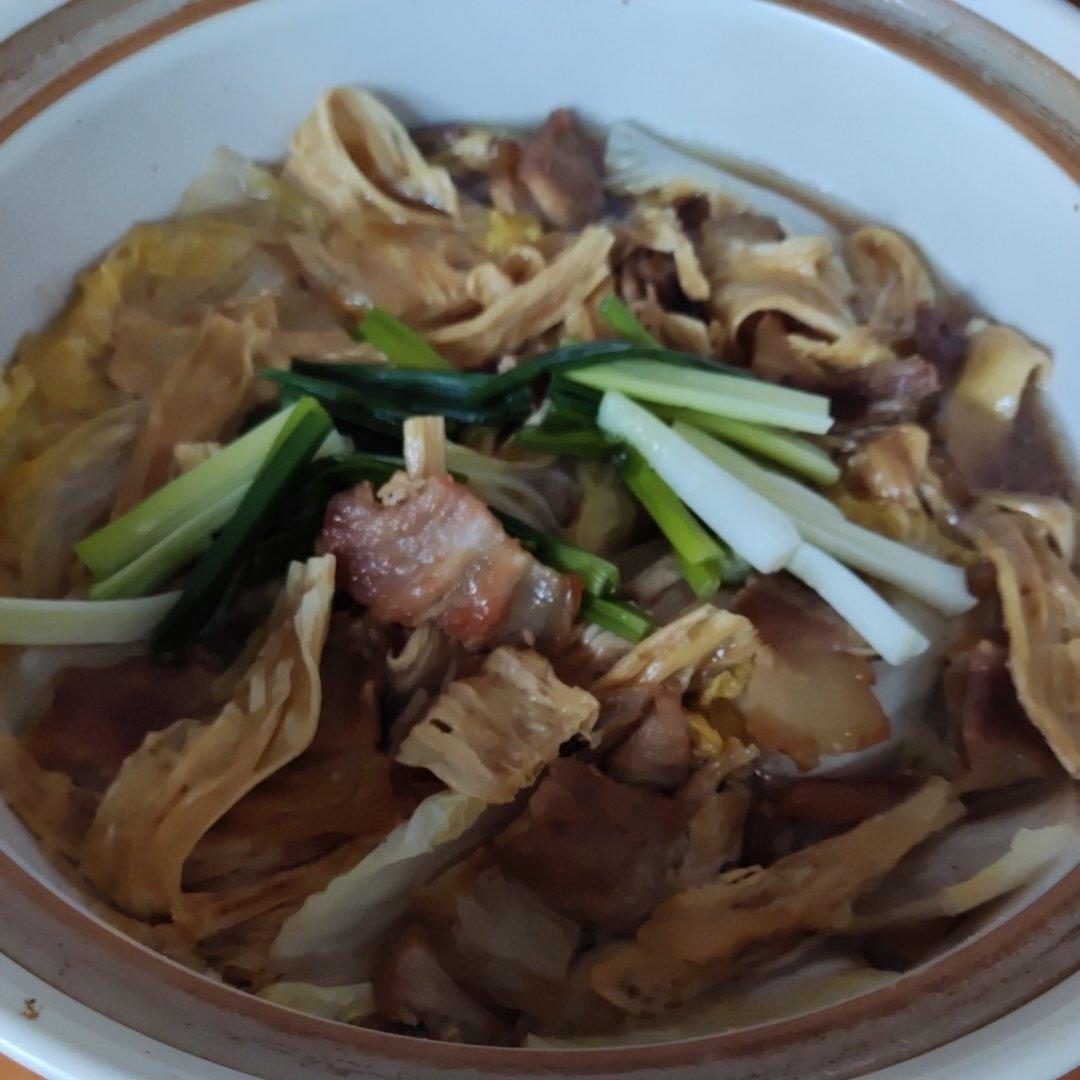 白菜腐竹煲