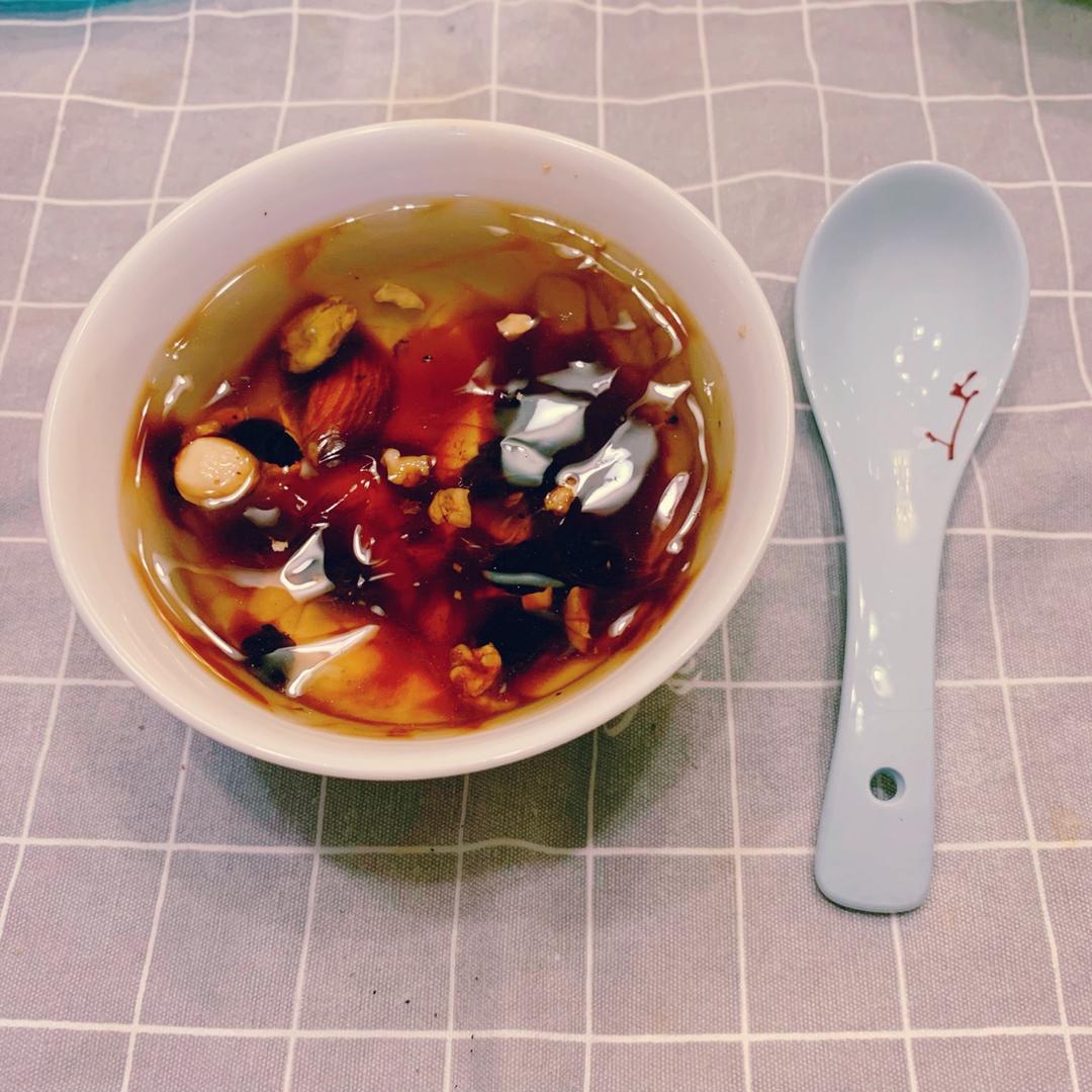 自制红糖冰粉