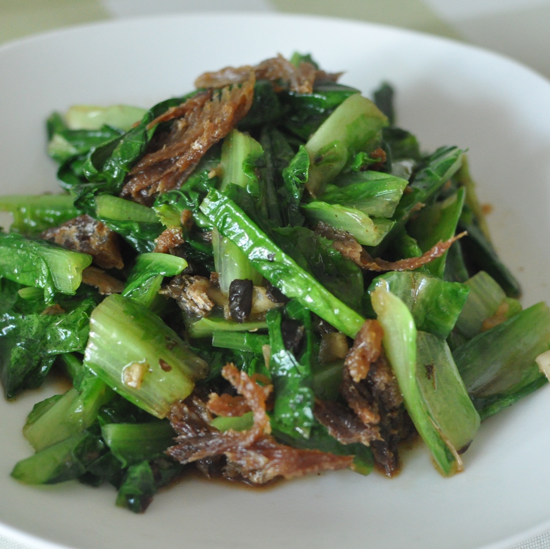 豆豉鲮鱼油麦菜