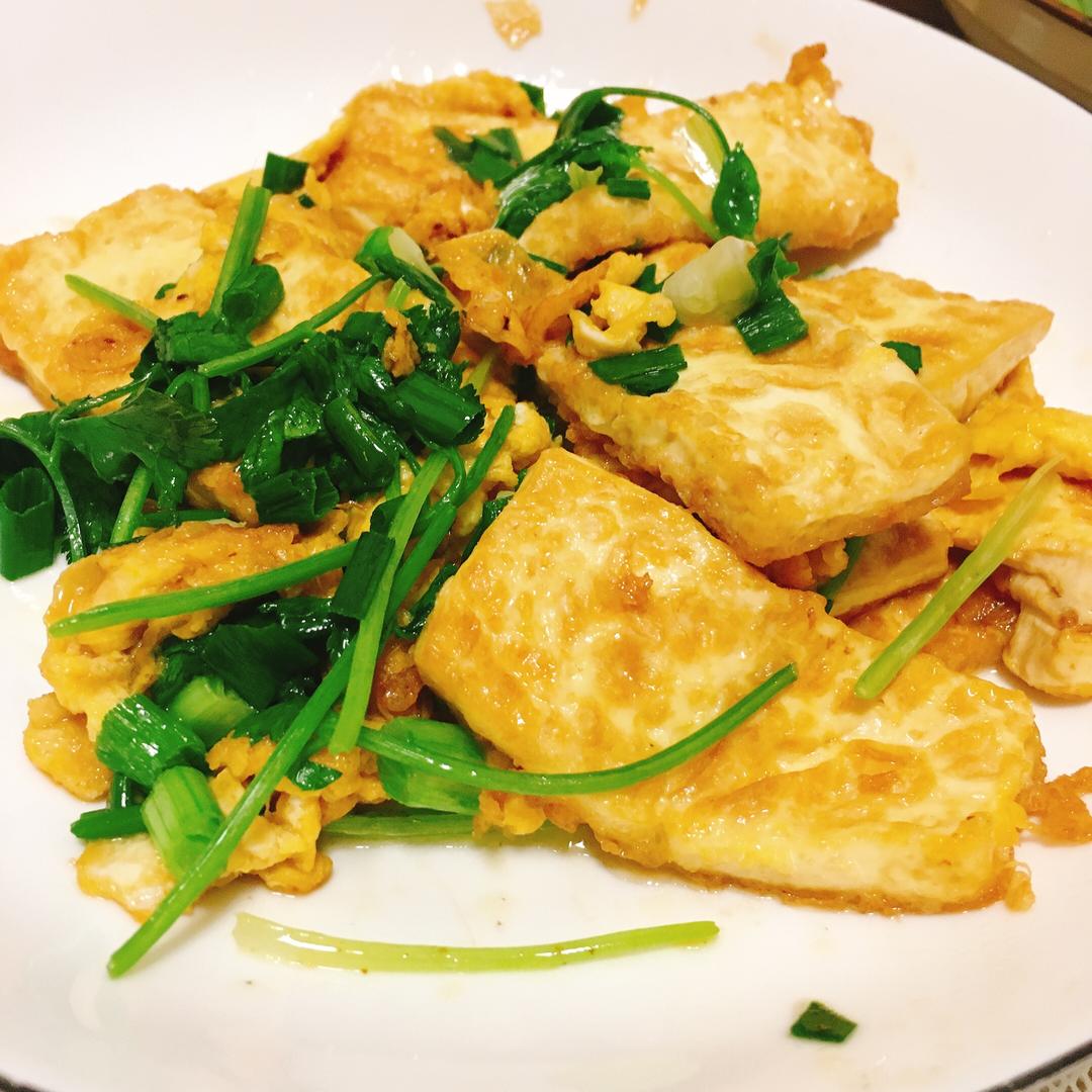 （快手版）鸡蛋煎豆腐的做法