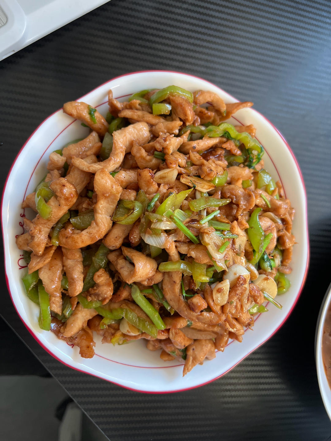 巨好吃的青椒炒鸡胸肉丝，超下饭