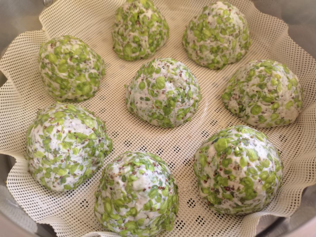 榆钱窝窝（蒸出来还是翠绿色哦）㊙️