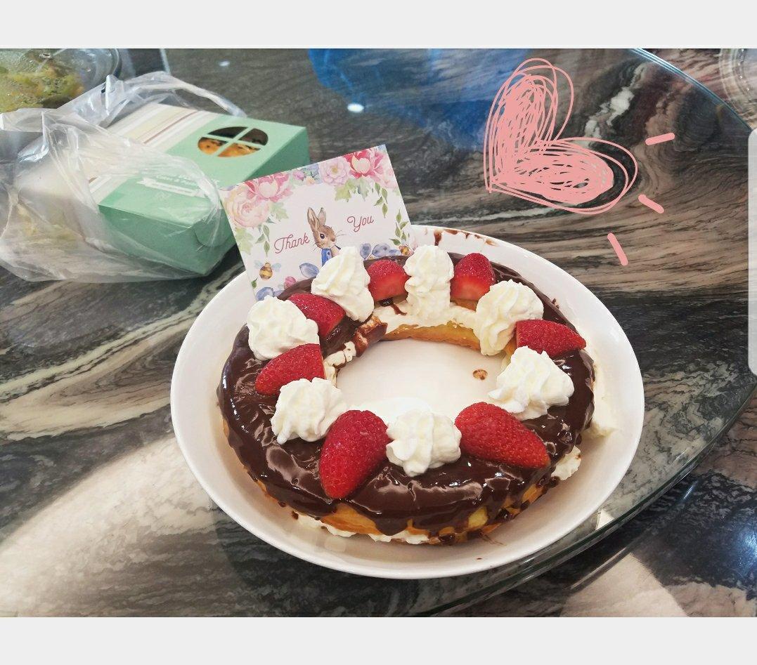 高颜值的花环泡芙