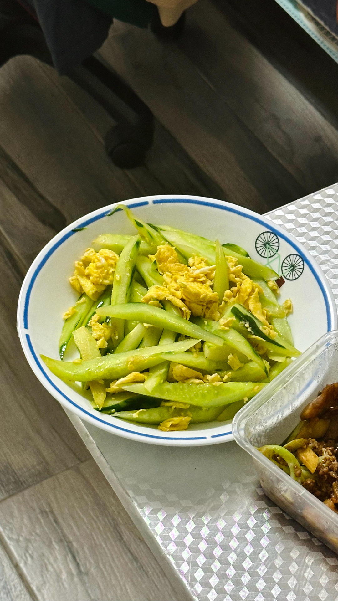 黄瓜炒鸡蛋 （青瓜炒鸡蛋）
