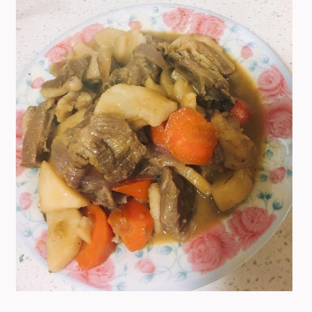 山药炖羊排