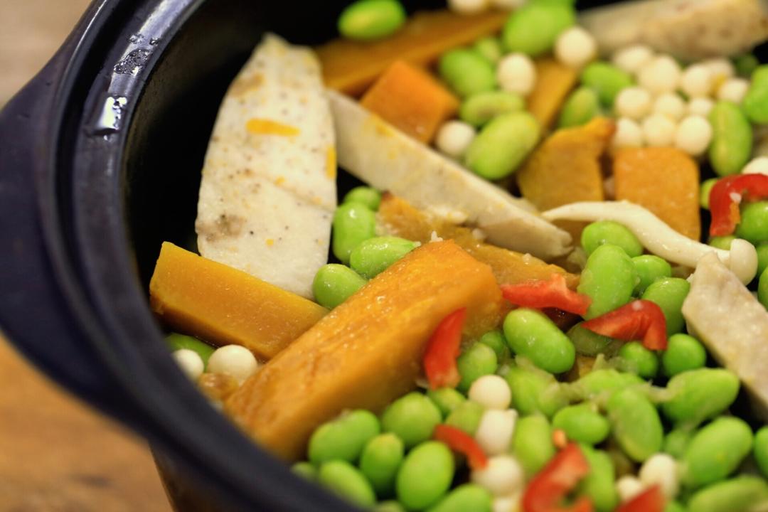 【Jese洁氏弹性素食】南瓜芋头煲