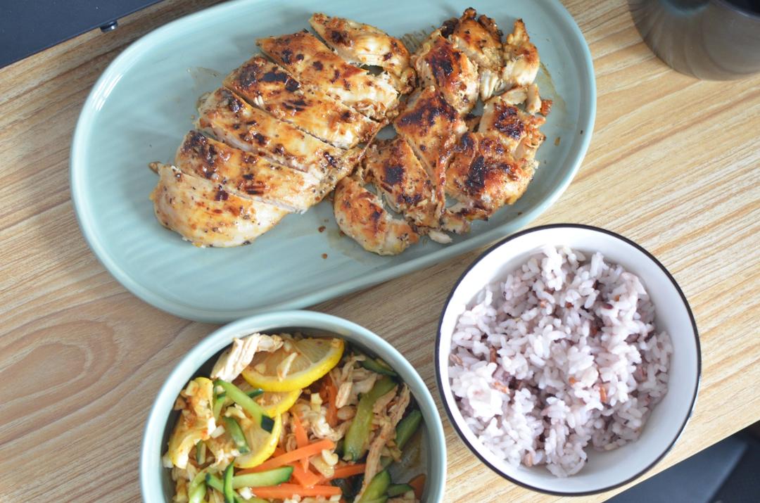 酷炫屌炸天好吃的煎鸡胸肉（香蒜蜂蜜煎鸡胸肉）