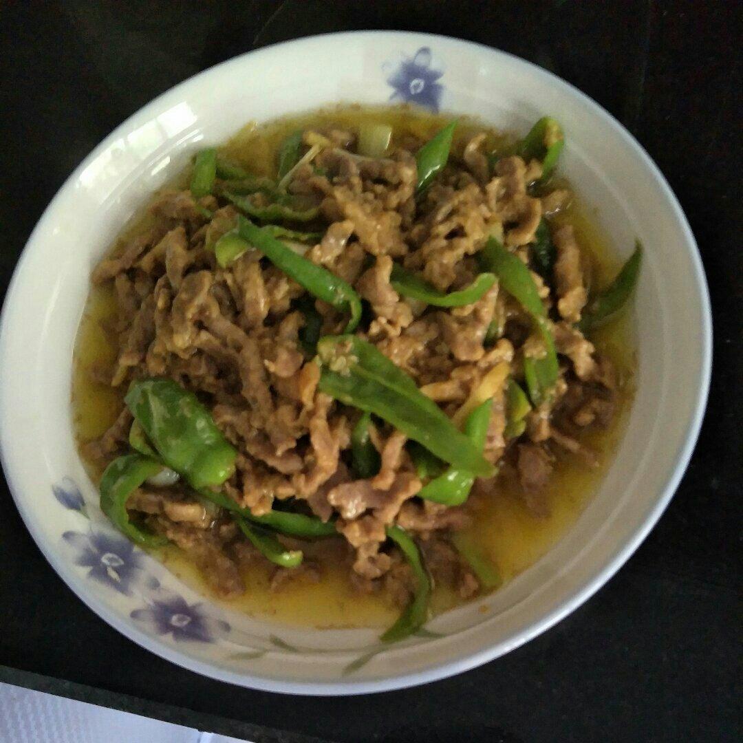 超级嫩的青椒牛肉丝