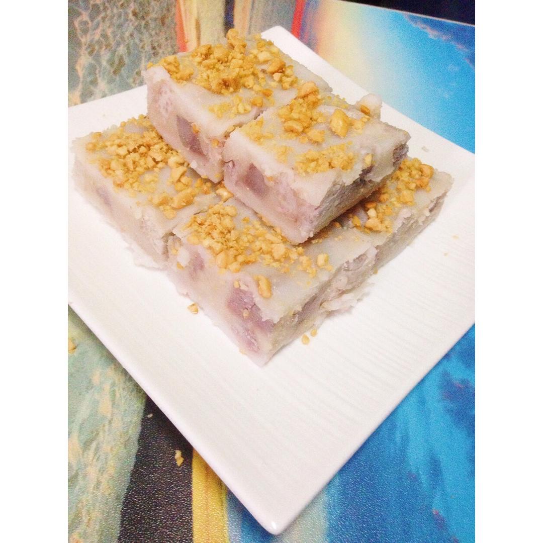 多多郭做的广东常见小吃点心-芋头糕