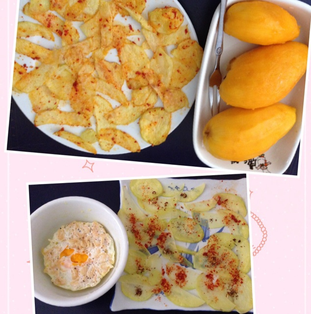 微波土豆片(烧烤风味)