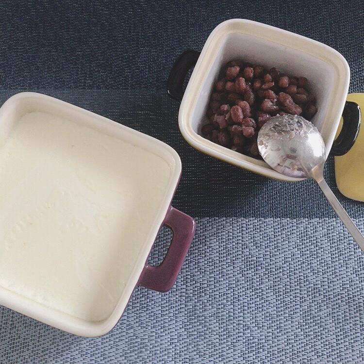 红豆双皮奶 美味 奶香四溢的做法