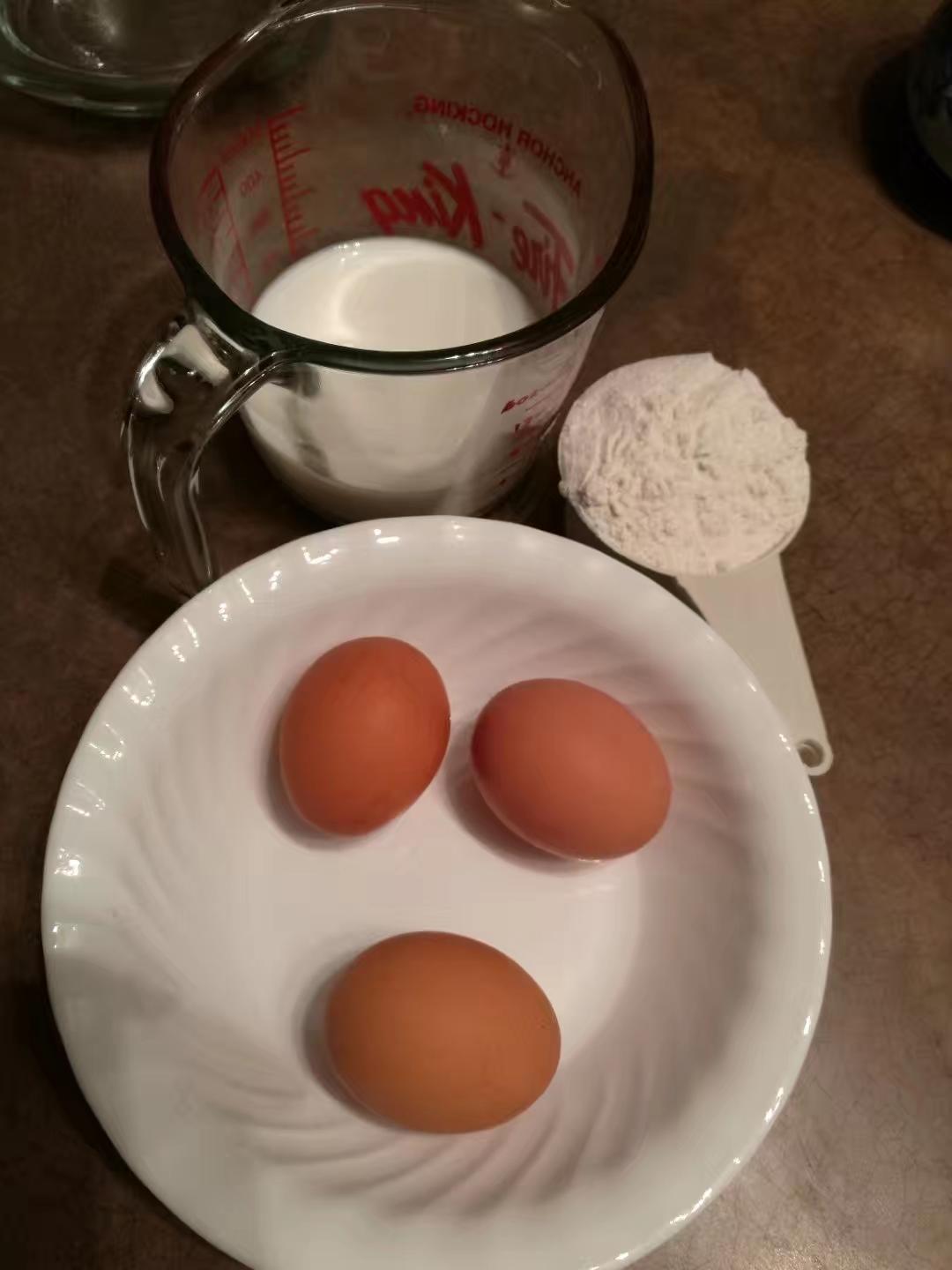 纯奶手撕吐司的做法 步骤1