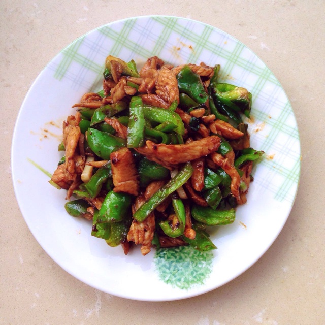 青椒炒肉丝
