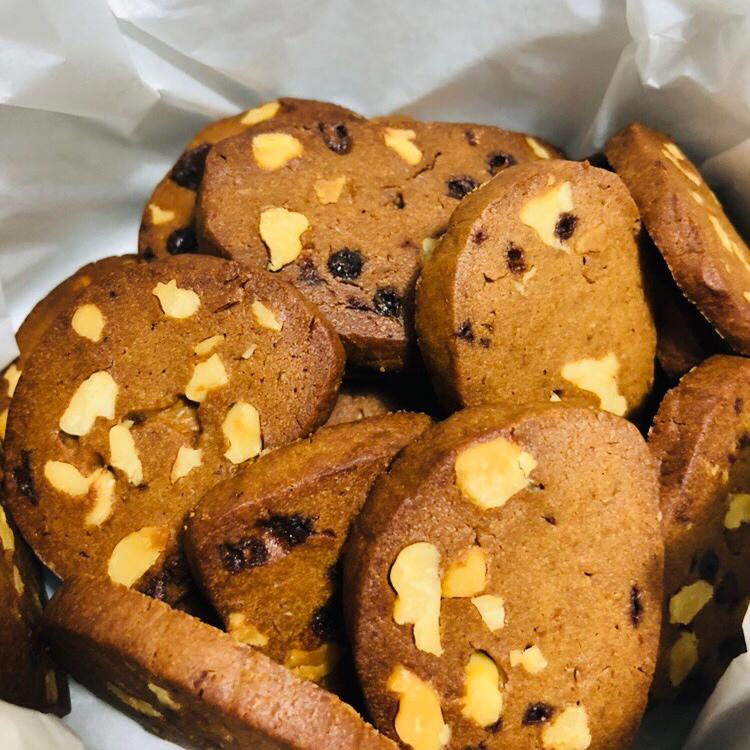 红糖核桃饼干