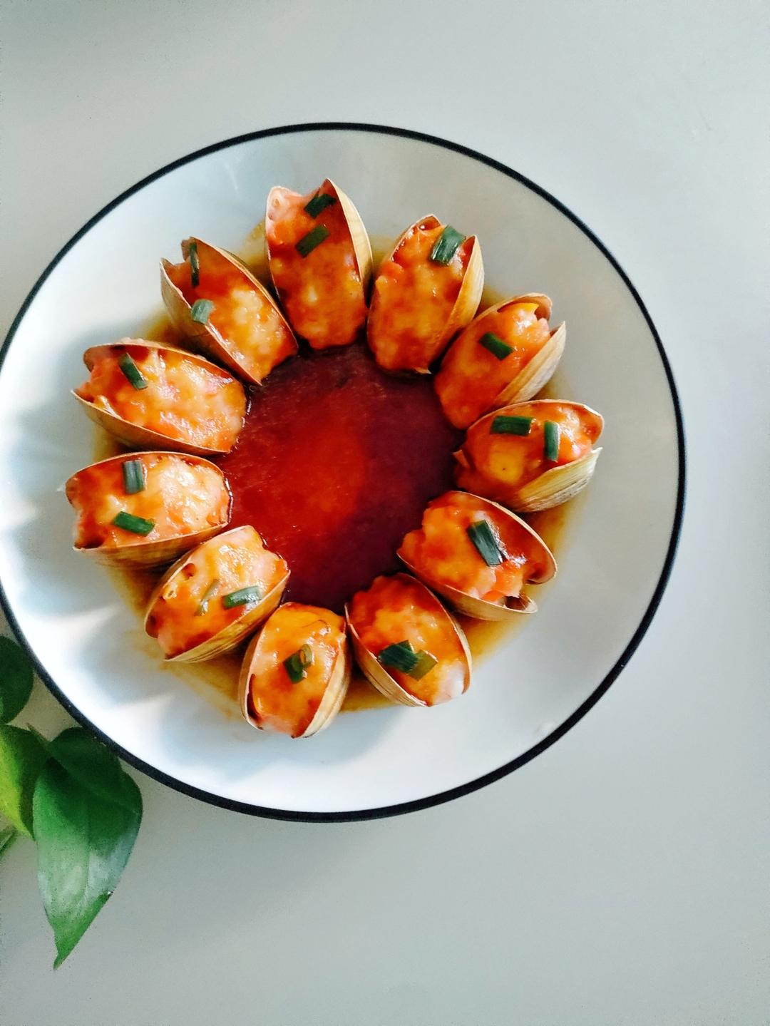 一锅蒸轻松搞定一餐！蛤蜊酿虾滑+鸡蛋豆腐白菜卷+杂粮米饭