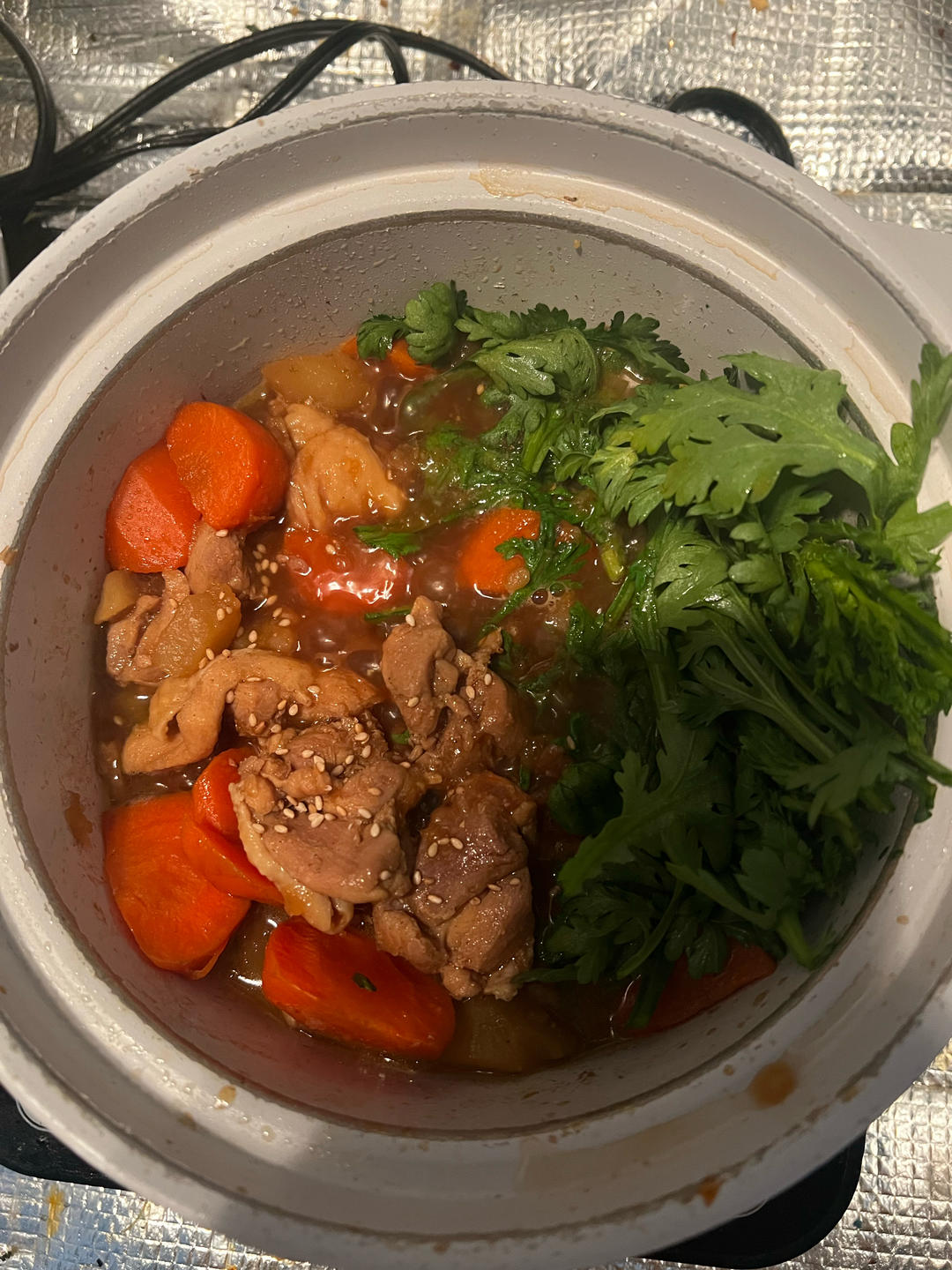 鸡腿炖土豆超级快手菜