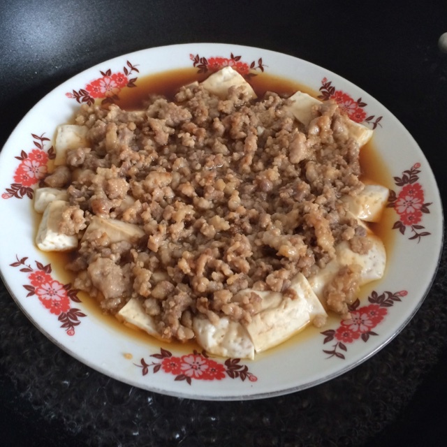 肉末蒸豆腐