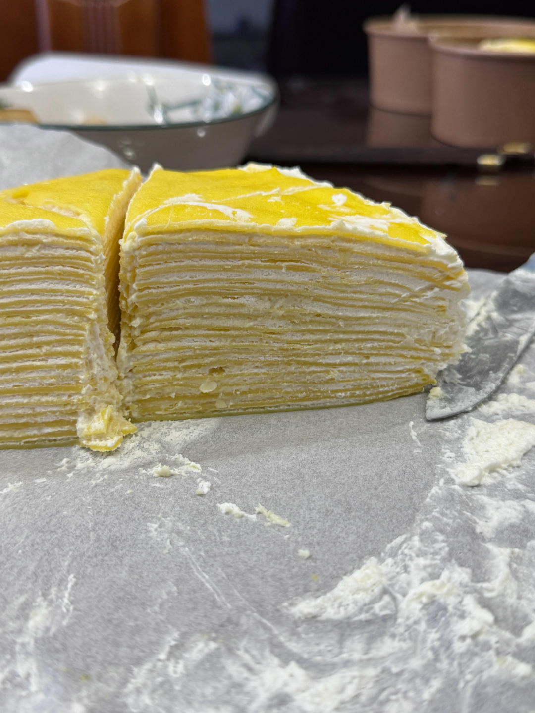 榴莲千层（超软糯蛋皮配方٩( ᐛ )و